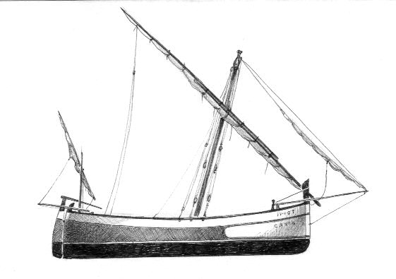 E - Llaut mallorquin - da modellino